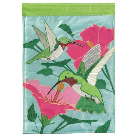 RECINTO 29 x 42 in. Hummingbirds Polyester Flag - Large RE2943124